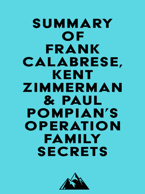 cover image of Summary of Frank Calabrese Jr., Kent Zimmerman & Paul Pompian's Operation Family Secrets